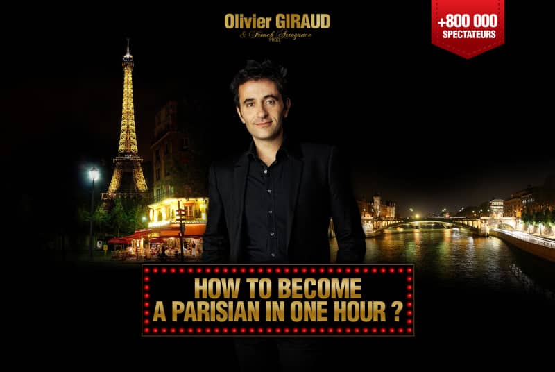 « How to become a Parisian in one hour ? » Le spectacle d’Olivier Giraud au théâtre des Nouveautés – promo