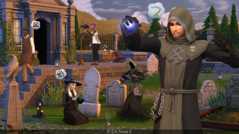 Les Sims 4 A la vie, à la mort : le mystérieux pack d'extension se dévoile dans une bande-annonce