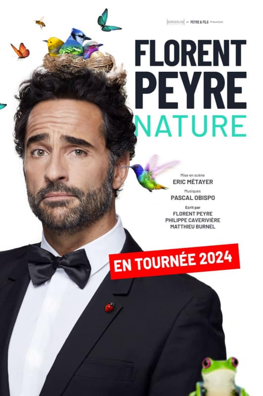 Florent Peyre aux Folies Bergère pour la dernière de son spectacle Nature